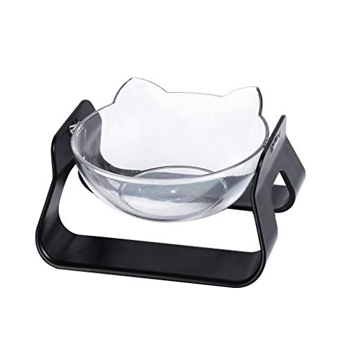 Sitonelectic Cat Bowl - Adjustable Pet Feeding Bowl Protection Cervical, Dog Transparent Food Water Container von stonejoy