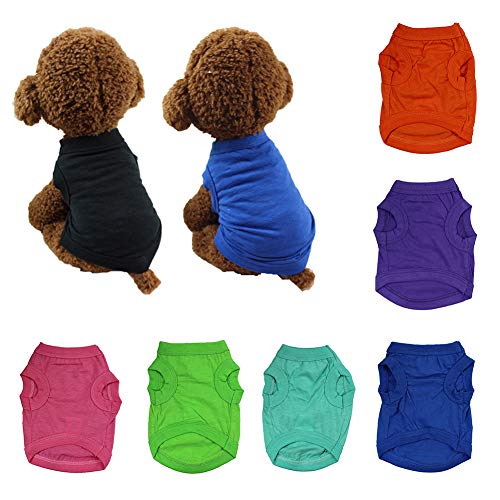 strimusimak Haustier Hund Kätzchen Kleidung Kostüm Bekleidung Atmungsaktive Baumwolle Mantel Jacke Für Haustiere Kostümzubehör L + Rosenrot von strimusimak