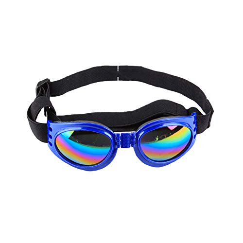 strimusimak Haustierbedarf, faltbare Hunde-Sonnenbrille, sicherer Sitz, winddicht, UV-Schutz-Gläser von strimusimak