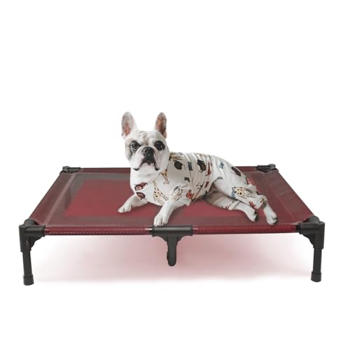 suddus Erhöhte Hundebetten, Rot, M (groß, rot) von suddus