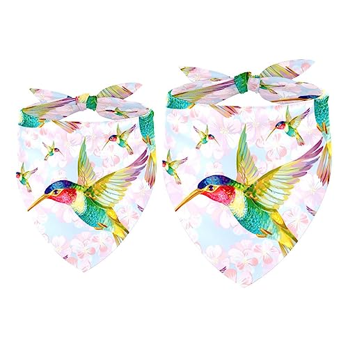 Haustierbandana für kleine mittelgroße Hunde und Katzen,Blumenkolibri mit rosafarbener Blume,Haustierbandana für kleine mittelgroße Hunde und Katzen Haustierbandana für kleine mittelgroße Hunde und Katzen,Blumenkolibri mit rosafarbener Blume,Haustierbandana für kleine mittelgroße Hunde und Katzen von suojapuku