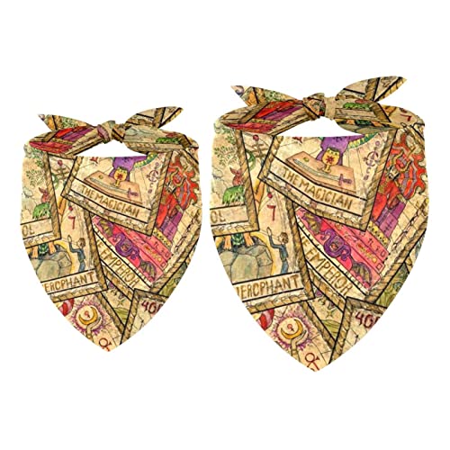 Haustierbandana für kleine mittelgroße Hunde und Katzen,Hexenkarte im Vintage-Druck,Haustierbandana für kleine mittelgroße Hunde und Katzen Haustierbandana für kleine mittelgroße Hunde und Katzen,Hexenkarte im Vintage-Druck,Haustierbandana für kleine mittelgroße Hunde und Katzen von suojapuku