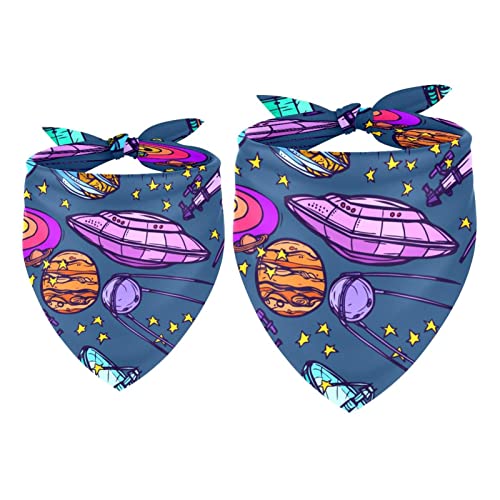 Haustierbandana für kleine mittelgroße Hunde und Katzen,Weltraum-Cartoon-Raumschiff-Alien,Haustierbandana für kleine mittelgroße Hunde und Katzen Haustierbandana für kleine mittelgroße Hunde und Katzen,Weltraum-Cartoon-Raumschiff-Alien,Haustierbandana für kleine mittelgroße Hunde und Katzen von suojapuku