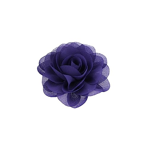 susiodeu Hundehalsband Blumen Bequemes Tragen Gummiband Design Katze Fliege Perle Chiffon Schönes Aussehen Heimtierbedarf für Welpen, Violett von susiodeu