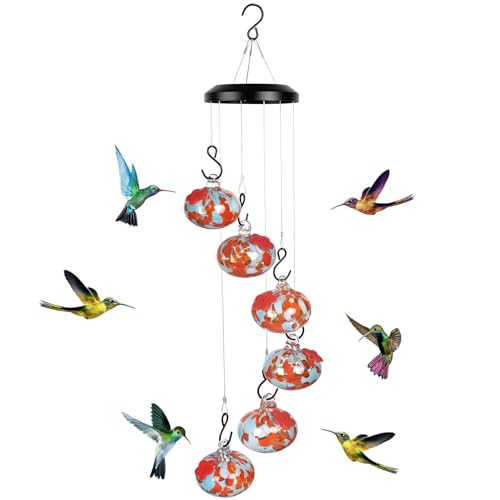 susiodeu Leichter und robuster Windspiel Kolibri Futterspender für summende Vögel aus Kunststoff, der mehrere Futterplätze bietet. Decks, orange susiodeu Leichter und robuster Windspiel Kolibri Futterspender für summende Vögel aus Kunststoff, der mehrere Futterplätze bietet. Decks, orange von susiodeu