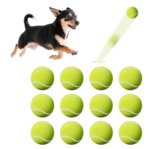 susu & wuwu Mini-Tennisbälle für kleine Hunde, 5,1 cm, kleine Tennisbälle für interaktives Spielen, Apportieren, Welpenspielzeug, um sie zu beschäftigen, 12 Stück susu & wuwu Mini-Tennisbälle für kleine Hunde, 5,1 cm, kleine Tennisbälle für interaktives Spielen, Apportieren, Welpenspielzeug, um sie zu beschäftigen, 12 Stück von susu & wuwu