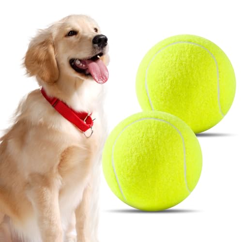 susu & wuwu Tennisball für Hunde, riesiger großer Tennisball für Outdoor-Spielhunde, 10,2 cm, großer Tennisball, Hundespielzeug für Haustiere, Geburtstagsgeschenke, Hundespielzeugbälle für kleine, susu & wuwu Tennisball für Hunde, riesiger großer Tennisball für Outdoor-Spielhunde, 10,2 cm, großer Tennisball, Hundespielzeug für Haustiere, Geburtstagsgeschenke, Hundespielzeugbälle für kleine, von susu & wuwu