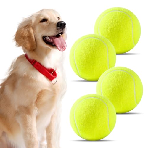 susu & wuwu Tennisball für Hunde, riesiger großer Tennisball für Outdoor-Spielhunde, 10,2 cm, großer Tennisball, Hundespielzeug für Haustiere, Geburtstagsgeschenke, Hundespielzeugbälle für kleine, susu & wuwu Tennisball für Hunde, riesiger großer Tennisball für Outdoor-Spielhunde, 10,2 cm, großer Tennisball, Hundespielzeug für Haustiere, Geburtstagsgeschenke, Hundespielzeugbälle für kleine, von susu & wuwu