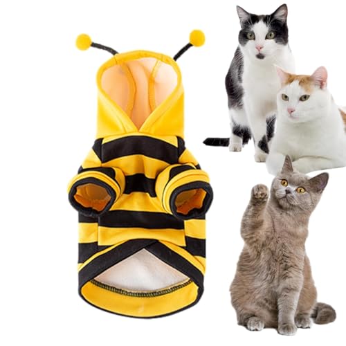 Bienen-Hundekostüm, Halloween-Hunde- und Katzenkostüm, Bienen-Halloween-Kapuzenpullover, niedliches Kostüm, Bekleidung, Mantel, Kleidung, Haustierbedarf, Cosplay-Outfits, Polyester, niedlicher Bienen-Hundekostüm, Halloween-Hunde- und Katzenkostüm, Bienen-Halloween-Kapuzenpullover, niedliches Kostüm, Bekleidung, Mantel, Kleidung, Haustierbedarf, Cosplay-Outfits, Polyester, niedlicher von suwoeo