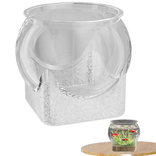 Fischschale – Aquarium aus transparentem für kleine Wassertiere | Bürotank | elegante Tischdekoration für den Hauptteil der Anzeige Fischschale – Aquarium aus transparentem für kleine Wassertiere | Bürotank | elegante Tischdekoration für den Hauptteil der Anzeige von syayw