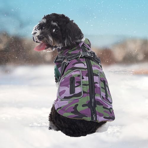 Hundejacke Wasserdicht - Wintermantel Für Welpen | Reflektierende Warme Weste Mit Eingebautem Geschirr | Haustierbekleidung Im Freien Für Kaltes Wetter Spaziergänge Kleine Mittelgroße Große Haustiere Hundejacke Wasserdicht - Wintermantel Für Welpen | Reflektierende Warme Weste Mit Eingebautem Geschirr | Haustierbekleidung Im Freien Für Kaltes Wetter Spaziergänge Kleine Mittelgroße Große Haustiere von syayw