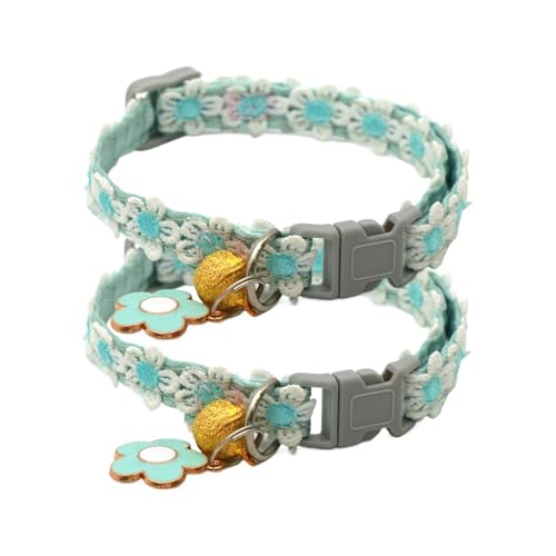 Katzenhalsband – 2 x Sicherheitshalsband mit | Breakaway Katzenhalsband | Anti-Verlusthalsband mit Glöckchen | Zubehör bequem und verstellbar für Spaziergänge Katzenhalsband – 2 x Sicherheitshalsband mit | Breakaway Katzenhalsband | Anti-Verlusthalsband mit Glöckchen | Zubehör bequem und verstellbar für Spaziergänge von syayw