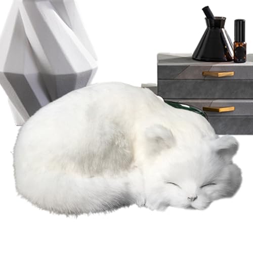 Plüschkatze aus Plüsch – realistisches Kätzchen-Plüschspielzeug für die Heimdekoration | niedliches Kätzchen-Plüschspielzeug | Haustierspielzeug für Schlafzimmer, Bett, , Plüschkatze aus Plüsch – realistisches Kätzchen-Plüschspielzeug für die Heimdekoration | niedliches Kätzchen-Plüschspielzeug | Haustierspielzeug für Schlafzimmer, Bett, , von syayw