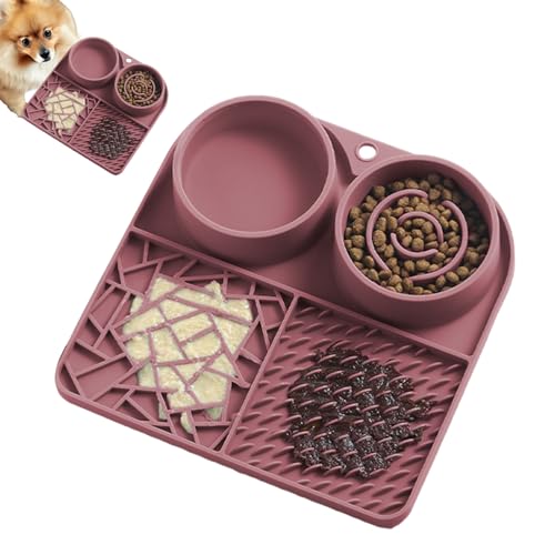 Silikon -Haustier Slow Food Matte - 250 G Hund Slow Feed Lick Matte Für Stressabbau Langeweile Reduzierer | Metallfütterung Pet Bowl | Nicht -Slip -Haustiere Füttern Gericht Für Essen, Wasser Ode Silikon -Haustier Slow Food Matte - 250 G Hund Slow Feed Lick Matte Für Stressabbau Langeweile Reduzierer | Metallfütterung Pet Bowl | Nicht -Slip -Haustiere Füttern Gericht Für Essen, Wasser Ode von syayw