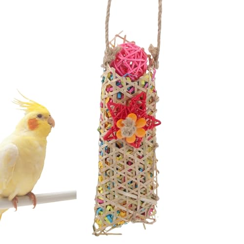 Vogel-Schredderspielzeug - Papier Futtersuchspielzeug | Schredder-Spielzeug | Vogel-Sittich-Futtersuchspielzeug | Bunte Seil-Sitzstange, Schaukel, Papierkäfig-Zubehörständer Für Unzertrennliche Vogel-Schredderspielzeug - Papier Futtersuchspielzeug | Schredder-Spielzeug | Vogel-Sittich-Futtersuchspielzeug | Bunte Seil-Sitzstange, Schaukel, Papierkäfig-Zubehörständer Für Unzertrennliche von syayw