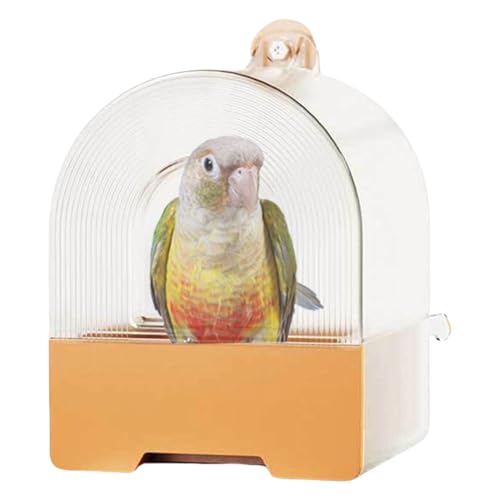 Vogeltränke für Käfig – Abs Vogeltränke für Parasiten | 980 g transparente Vogelgetränke | House Birk Drinks Vogelkäfigschale für Haustiere von syayw