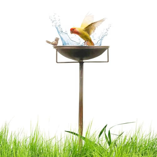 Vogeltränke für den Garten – Dekoratives Wasserbecken für die Tierwelt im Hinterhof | Futterstation für Vögel für Podest | wetterfeste Gartendekoration für Oisea Vogeltränke für den Garten – Dekoratives Wasserbecken für die Tierwelt im Hinterhof | Futterstation für Vögel für Podest | wetterfeste Gartendekoration für Oisea von syayw