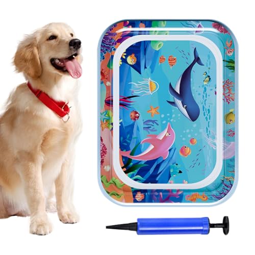 Wassermatte für Katzen – sensorische Wasserspielmatte | Wassersensoren spielen eine Matte | Aufblasbare Wassersensor-Spielmatte | Kühlkissen für Komfort und Entspannung der Gipfel Wassermatte für Katzen – sensorische Wasserspielmatte | Wassersensoren spielen eine Matte | Aufblasbare Wassersensor-Spielmatte | Kühlkissen für Komfort und Entspannung der Gipfel von syayw