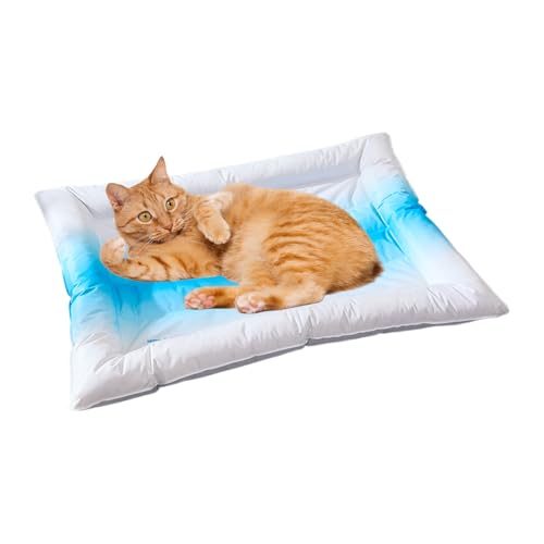 syayw Gel Haustierkühlmatte - Kühle Schlafende Gelmatte | Kühlmatte Für Hunde & Katzen | Selbstkühlende Schlafmatte Für Heiße | Atmungsaktive Haustier- Für Drinnen & Draußen, Balkon syayw Gel Haustierkühlmatte - Kühle Schlafende Gelmatte | Kühlmatte Für Hunde & Katzen | Selbstkühlende Schlafmatte Für Heiße | Atmungsaktive Haustier- Für Drinnen & Draußen, Balkon von syayw