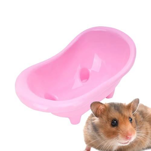 syayw Hamster-Badezimmer – niedliches Hamsterbett | Badewanne auf für kleine Tiere | Habitat House & Sleep Nest Sand für Badewanne mit Chinchilla-Behälter syayw Hamster-Badezimmer – niedliches Hamsterbett | Badewanne auf für kleine Tiere | Habitat House & Sleep Nest Sand für Badewanne mit Chinchilla-Behälter von syayw