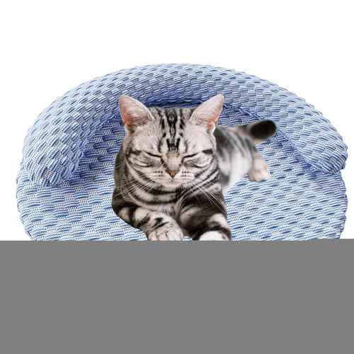 syayw Haustier-Kühlmatte für Katzen, wasserdichte Haustier-Kühldecke, Betten, rutschfestes Bettkissen, Kätzchen, Welpenruhe, Kühldecke für drinnen und draußen, Autokäfig von syayw