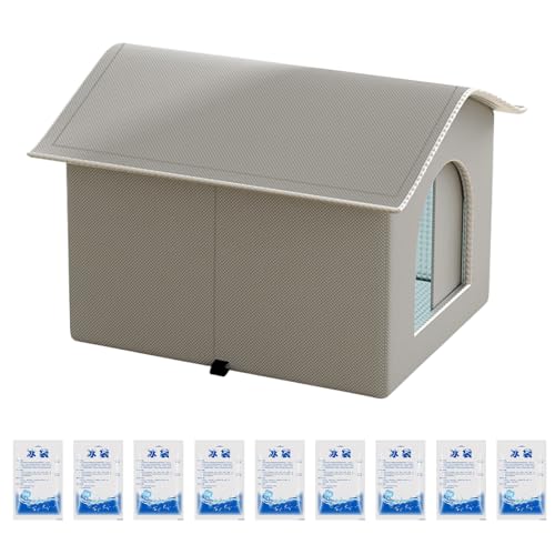 syayw Isoliertes Haus für Katzen | klimatisiertes Hundehaus, erfrischend – Möbel Bett für Haustiere, transportabel, drinnen und draußen, Kätzchen, Welpen, Kaninchen, Familie, Freunde, Jugendliche syayw Isoliertes Haus für Katzen | klimatisiertes Hundehaus, erfrischend – Möbel Bett für Haustiere, transportabel, drinnen und draußen, Kätzchen, Welpen, Kaninchen, Familie, Freunde, Jugendliche von syayw