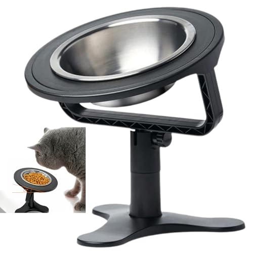 Syiyunran Katzennapfhalter Erhöhter Katzennapf Raised Bowls - 1 Stück, Schwarz, Verstellbarer Haustiere Erhöhte Katzennäpfe Halter, Ermöglicht es Ihrem Haustier zu Essen, Trinken in Komfort Syiyunran Katzennapfhalter Erhöhter Katzennapf Raised Bowls - 1 Stück, Schwarz, Verstellbarer Haustiere Erhöhte Katzennäpfe Halter, Ermöglicht es Ihrem Haustier zu Essen, Trinken in Komfort von syiyunran