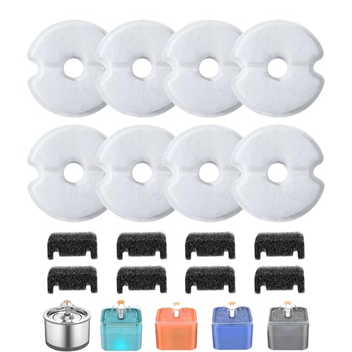 Cat Water Gründer Filter, Pet Lohn -Gründerfilter für 81 Unzen/2,4 l Automatischer Pett -Gründer CAAT Watter Hundespender, 3 Triple Feltration 4.13x4.13x4.13x0,2 Zoll Cat Water Gründer Filter, Pet Lohn -Gründerfilter für 81 Unzen/2,4 l Automatischer Pett -Gründer CAAT Watter Hundespender, 3 Triple Feltration 4.13x4.13x4.13x0,2 Zoll von szaluyk