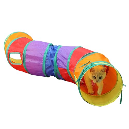Faltbarer Katzentunnel - Indoor & Outdoor Pet Spielplatz - Tragbarer Aktivitätsschlauch für Katzen, Kaninchen, Hunde, Interaktives Haustierspielzeug - Leichter Faltbarer Tunnel für Faltbarer Katzentunnel - Indoor & Outdoor Pet Spielplatz - Tragbarer Aktivitätsschlauch für Katzen, Kaninchen, Hunde, Interaktives Haustierspielzeug - Leichter Faltbarer Tunnel für von szaluyk