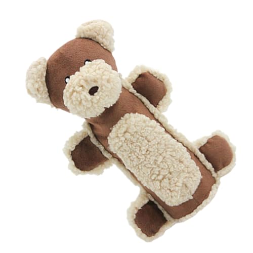 Hundequietschende Spielsachen - niedliche Plüschkäsepuppen für Haustiere - Interaktive Anreicherungspflichten für Hunde - Soft Deer & Bear Design - Zähnereinigung für aggressive - Langeweile Rel von szaluyk