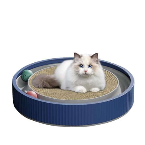 Katzen-Kratzblock | Cat Scratcher Pad mit interaktiven Spinnbällen für aktives Spielen | Katzen-Kugelbahn zum Jagen der Jagd, geistiges körperliches Übungspuzzle, interaktives Katzenspielzeug Katzen-Kratzblock | Cat Scratcher Pad mit interaktiven Spinnbällen für aktives Spielen | Katzen-Kugelbahn zum Jagen der Jagd, geistiges körperliches Übungspuzzle, interaktives Katzenspielzeug von szaluyk