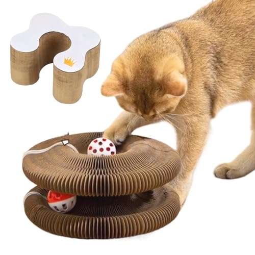 Katzenkratzenbrett, Karton CAAT -Kratzer, langlebige Kratzmatte zum Mahlen von Krallen und Ruhe, Kratzsofa Fors Innenkatzen, 9,57 x 9,57 x 4,41 Zoll Katzenkratzenbrett, Karton CAAT -Kratzer, langlebige Kratzmatte zum Mahlen von Krallen und Ruhe, Kratzsofa Fors Innenkatzen, 9,57 x 9,57 x 4,41 Zoll von szaluyk