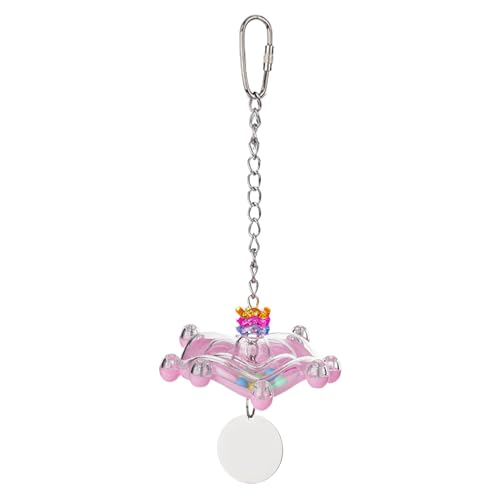 Sittich-Spielzeug, drehbares Vogel-Spielzeug, lustiges Papageien-Spinner-Spielzeug, Raumschiff-Form, Vogel-Rasselspielzeug für Käfig, stimulierende Kauaktivität, interaktives Haustierzubehör für Sittich-Spielzeug, drehbares Vogel-Spielzeug, lustiges Papageien-Spinner-Spielzeug, Raumschiff-Form, Vogel-Rasselspielzeug für Käfig, stimulierende Kauaktivität, interaktives Haustierzubehör für von szaluyk