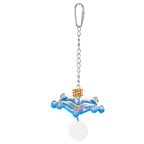 Sittich-Spielzeug, drehbares Vogel-Spielzeug, lustiges Papageien-Spinner-Spielzeug, Raumschiff-Form, Vogel-Rasselspielzeug für Käfig, stimulierende Kauaktivität, interaktives Haustierzubehör für Sittich-Spielzeug, drehbares Vogel-Spielzeug, lustiges Papageien-Spinner-Spielzeug, Raumschiff-Form, Vogel-Rasselspielzeug für Käfig, stimulierende Kauaktivität, interaktives Haustierzubehör für von szaluyk