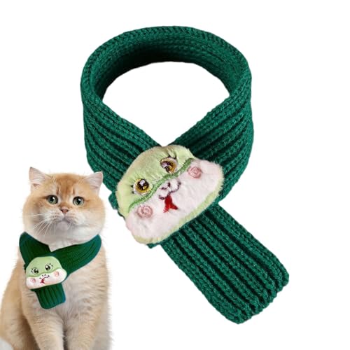 Snake Year Haustier-Strickschal – gestrickter Scarrf für Katzen | Càt Schals schöne Winter-Outfits | Snake Year Dog Knítted Scarf | Haustier Schals | Warm Bandana Lovely Winter Outfits für kleine von szaluyk