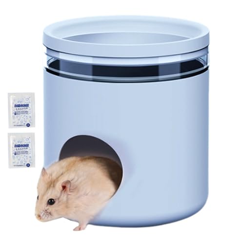 szaluyk Hamster verstecken, Hamster versteckt - Hamster verstecken Haus | Kreatives Kühlnest -Schutz mit 2 Eisbeutel für Haustier Home Habitat versteckt Schlafspiel von szaluyk