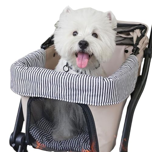 szaluyk Hunde-Kinderwagen-Matte – Kinderwagen-Abdeckung für Haustiere, wasserdicht, abnehmbar, Anti-Rutsch-Futter, Kissen für bequeme Fahrten, Reisewagen, Spaziergänge, Welpen, Tiere, Katze szaluyk Hunde-Kinderwagen-Matte – Kinderwagen-Abdeckung für Haustiere, wasserdicht, abnehmbar, Anti-Rutsch-Futter, Kissen für bequeme Fahrten, Reisewagen, Spaziergänge, Welpen, Tiere, Katze von szaluyk