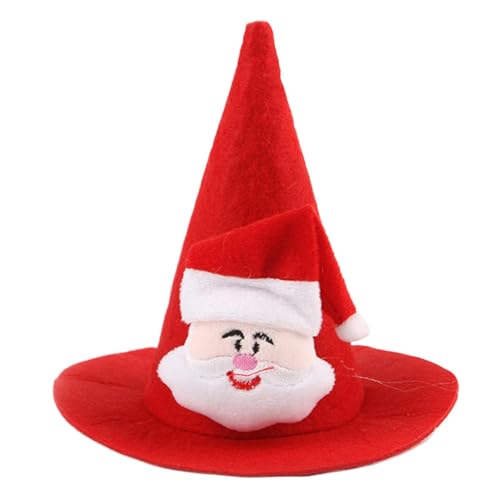 szaluyk Weihnachtsmütze für Hunde, Weihnachtsmütze, Nikolausmütze, Foto-Requisiten, Cosplay-Kostüm-Zubehör, Spitzhut, Katzenhut für kleine, mittelgroße und große Katzen und Hunde szaluyk Weihnachtsmütze für Hunde, Weihnachtsmütze, Nikolausmütze, Foto-Requisiten, Cosplay-Kostüm-Zubehör, Spitzhut, Katzenhut für kleine, mittelgroße und große Katzen und Hunde von szaluyk