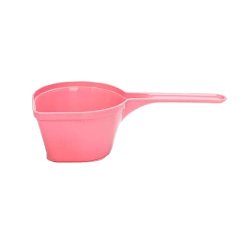 szvbofueck 1 Stück Tierfutterschaufel, All-Inclusive-Messbecher- und Löffel-Set aus Kunststoff für die präzise Fütterung Hunden, Katzen und Hundetransportbox Zubehör (Pink, A) von szvbofueck