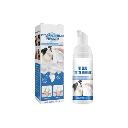 szvbofueck 60ML Pet Oral Spray Ingredient Non Irritating Tooth Decay Multipurpose Portable Pet Dog Cat Mouth Remover Pet Supplie Hundehalter Zubehör (White, One Size) von szvbofueck