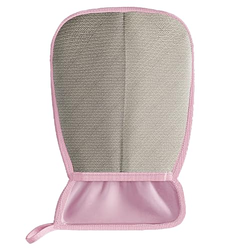 szvbofueck Doppelte Fellpflegehandschuhe für Haustiere Doppelte Fellpflegehandschuhe für Haustiere Fellpflegehandschuhe Antistatische Handschuhe Hund (Pink, One Size) von szvbofueck