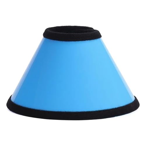 szvbofueck Haustier-Wiederherstellungs-Kragen-Katzen-weicher -Plastikhund-Antileck-Schutzkragen Schöne Halsbänder Für Große Hunde (Sky Blue, One Size) von szvbofueck