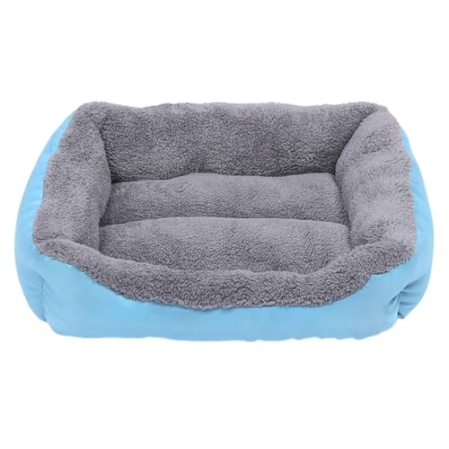 szvbofueck Hundebett Katzenbett Couchbett aus Schaumstoff für Hunde und Haustiere Hundekörbchen Katzenkorb Waschbar rutschfeste Unterseite mit abnehmbarem waschbarem Bezug Quietschspielzeug (Blue, M) szvbofueck Hundebett Katzenbett Couchbett aus Schaumstoff für Hunde und Haustiere Hundekörbchen Katzenkorb Waschbar rutschfeste Unterseite mit abnehmbarem waschbarem Bezug Quietschspielzeug (Blue, M) von szvbofueck