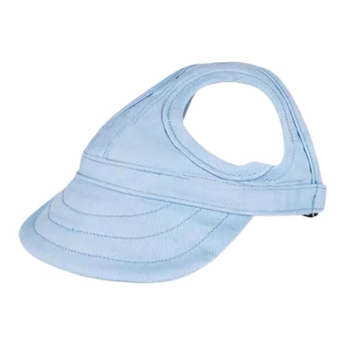 szvbofueck Hundehut Canvas Hunde Sonnenhut Hunde Baseballmütze 2024 Neu Batik Outdoor Hund Katze Sonnenhut Hund Reise Sporthut Verstellbar Haustier Sonnenhaube mit Ohrlöchern (BU2, M) von szvbofueck