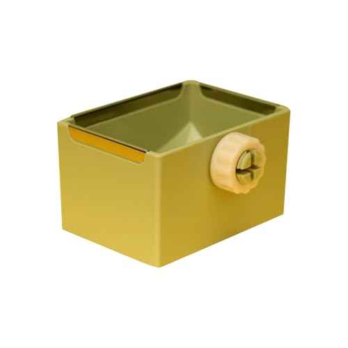 szvbofueck Käfig Feeder Lebensmittel & Wasser Heu Schüssel Dish Feeder Tier Für Kaninchen Hamster Frettchen Auto Hundezubehör (Green, One Size) von szvbofueck