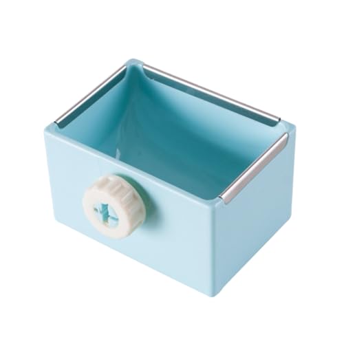 szvbofueck Käfig Feeder Lebensmittel & Wasser Heu Schüssel Dish Feeder Tier Für Kaninchen Hamster Frettchen Auto Hundezubehör (Sky Blue, One Size) von szvbofueck