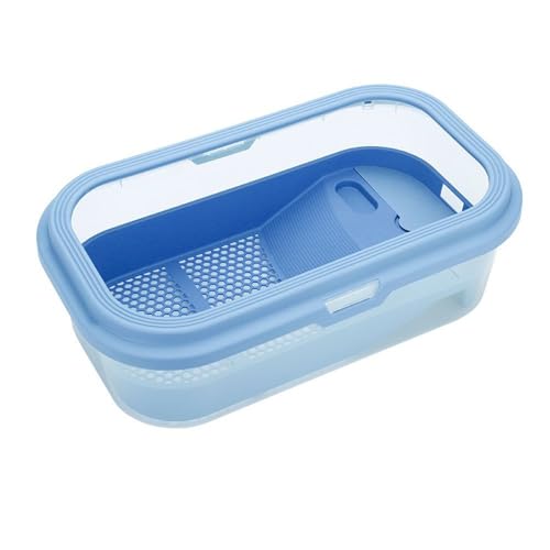 szvbofueck Reptilien-Lebensraum, Schildkröten-Lebensraum, Terrapin-See, Reptilien-Aquarium mit Plattform Nistkasten Für Eichhörnchen (Blue, S) von szvbofueck