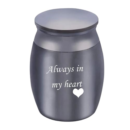 szvbofueck Small Aluminum Keepsake Choose from Colors Sharing Personal for Pet Or Human In Your Heart Blue Haustierbedarf Plus Geschenkkarte (Black, One Size) von szvbofueck