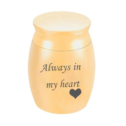 szvbofueck Small Aluminum Keepsake Choose from Colors Sharing Personal for Pet Or Human In Your Heart Blue Haustierbedarf Plus Geschenkkarte (Gold, One Size) von szvbofueck