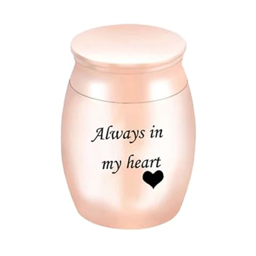 szvbofueck Small Aluminum Keepsake Choose from Colors Sharing Personal for Pet Or Human In Your Heart Blue Haustierbedarf Plus Geschenkkarte (Rose Gold, One Size) von szvbofueck